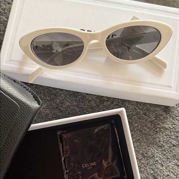 Celine Sunglasses- White - Picture 1 of 4